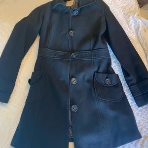Black pea coat